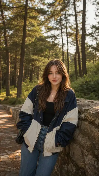 Golden Hour Forest Portrait Prompt