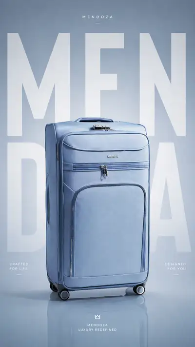Ultra-luxury handbag advertising poster