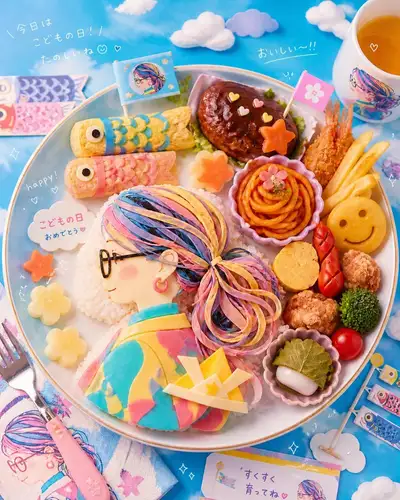 Charakter-Bento-Box zum Kindertag