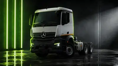 Mercedes Actros Truck Studio Automotive Shot