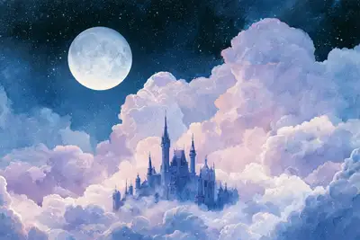 Celestial Watercolor Reverie