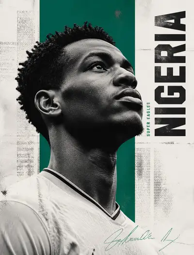 Black and white editorial poster portrait with newspaper collage