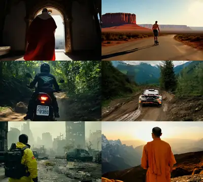 Cinematic Behind-the-Back Shot Template