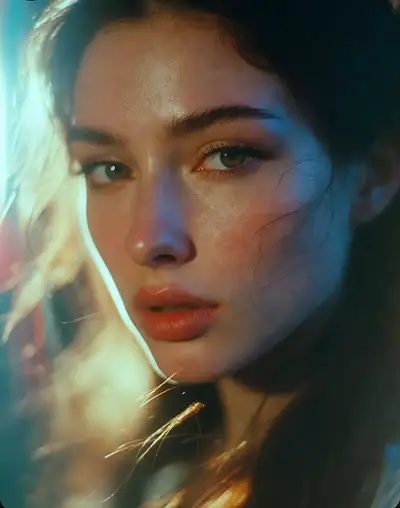 Cinematic Dual-Light Portrait
