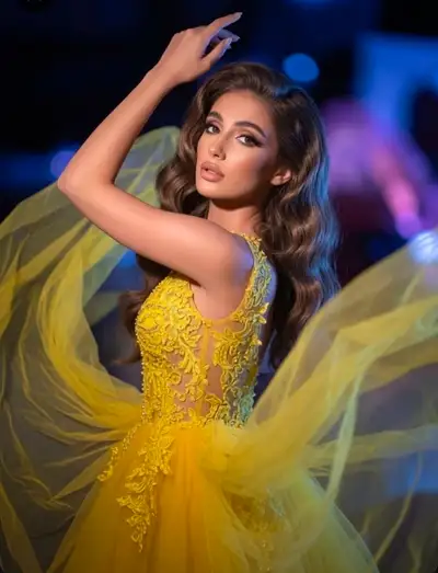 Radiant Elegance in Yellow Gown