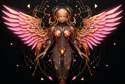 Neon Geometrics Prompt Remix