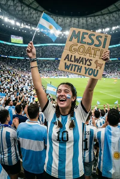 Football Fan Celebration Stadium Photography Prompt