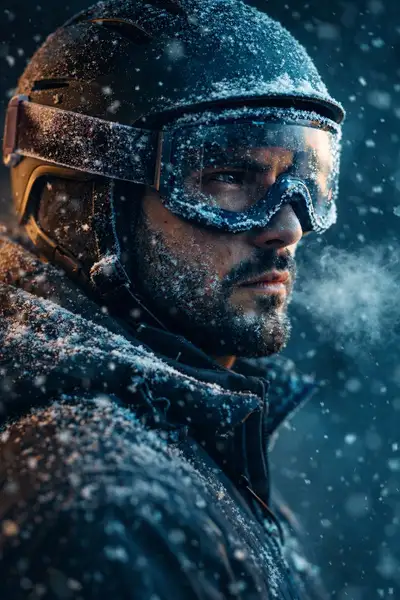 Cinematic Winter Sports Athlete Portrait