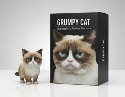 Pet Action Figure Packaging Prompt
