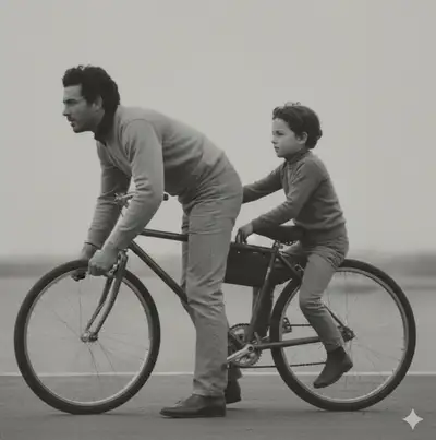 Vintage 1970s Bicycle Photoshoot Prompt