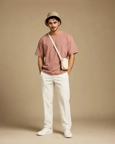 Minimalist Fashion Editorial Portrait with Identity Preservation