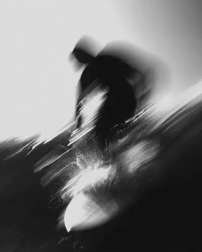 Motion Blur Surf Photography Prompt