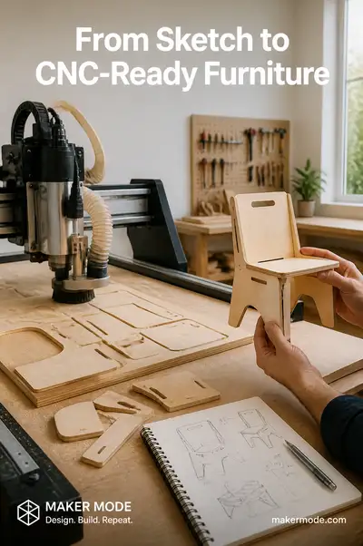 From Sketch to CNC-Ready Furniture Hero Image