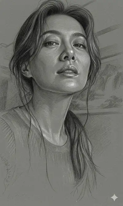 Ultra-Realistic Graphite Portrait Prompt