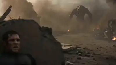 Gritty Symbiote Superhero Transformation Video Prompt
