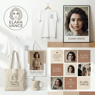 Personal Branding Mockup for Creator or Entrepreneur