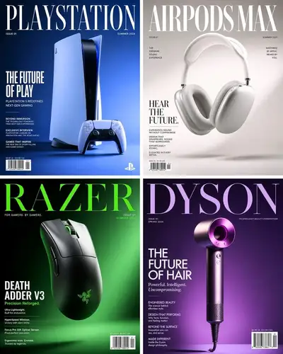 World-Class Luxury Magazine Cover Template for Any Product