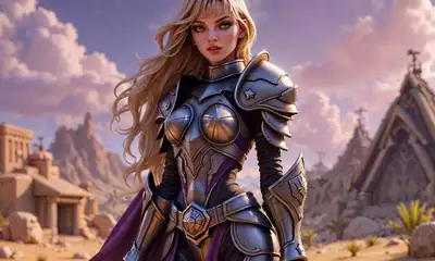 Warrior Princess Desert Epic Animation