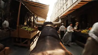 Veo3 Bull Market Charge Cinematic Prompt