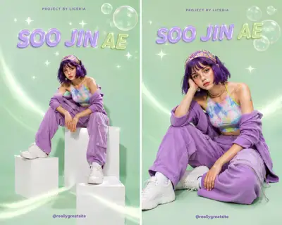 Póster de moda Y2K Premium de Wareen