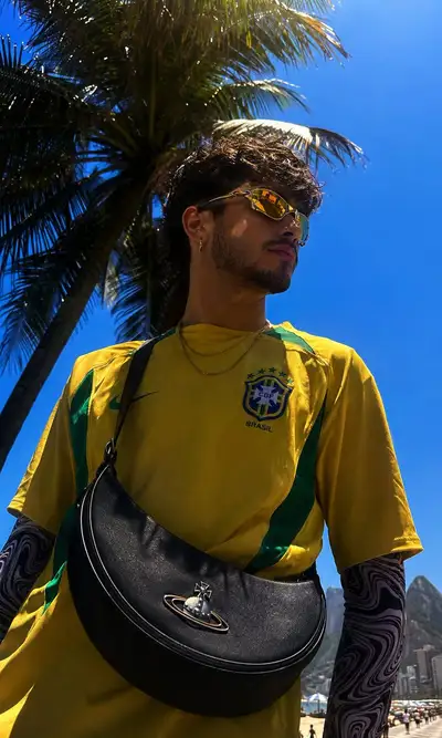 Hyper-realistic Copacabana Beach Portrait