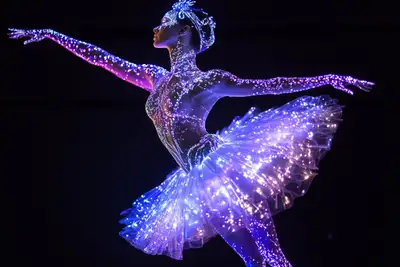 Futuristic Holographic Projection Prompt