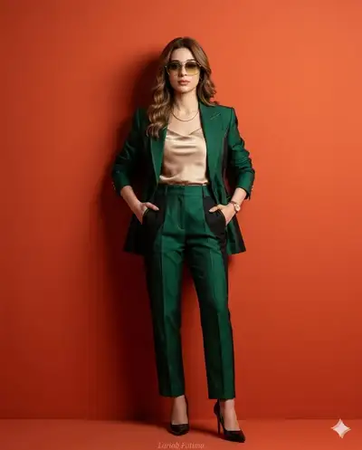 High-End Fashion Editorial Portrait Prompt