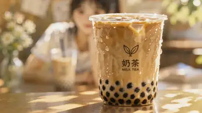 Cinematic Pearl Milk Tea Ad Video Prompt (15s)