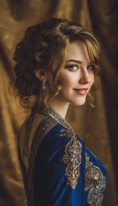 Regal Velvet Portrait Prompt