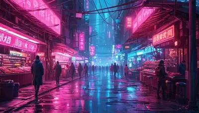 Retro Cyberpunk Visions Prompt