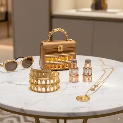 Rome Colosseum Luxury Fashion Accessories
