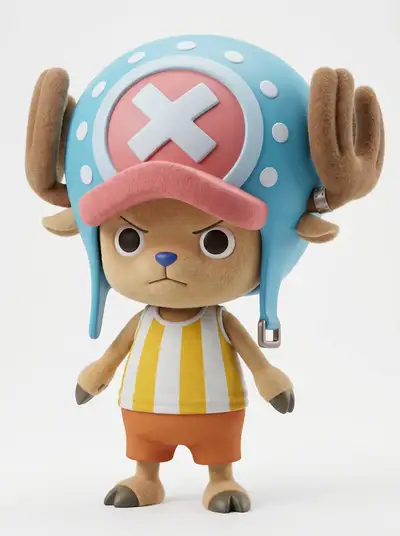 Tony Tony Chopper reimagined as a collectible vinyl toy figure