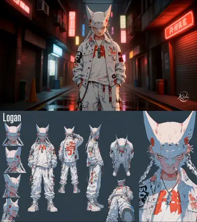 Beat-Synced Character Showcase Across 5 Environments