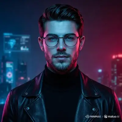 Cyberpunk Woman Portrait with Neon Lighting