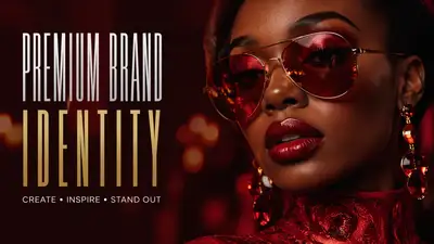 Glamorous Nightlife Brand Identity Poster