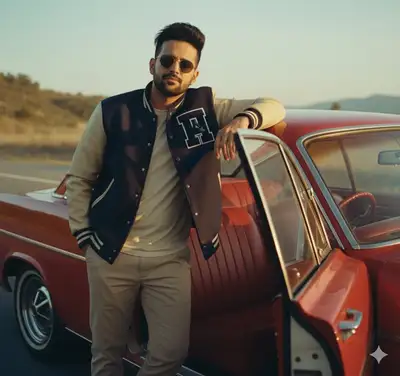 Vintage Editorial Photoshoot in Classic Car