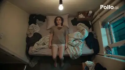 Prompt für psychologischen Kurzfilm mit durchgehender Vogelperspektive