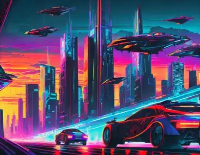 Cyberpunk Futuristic Digital Art Prompt