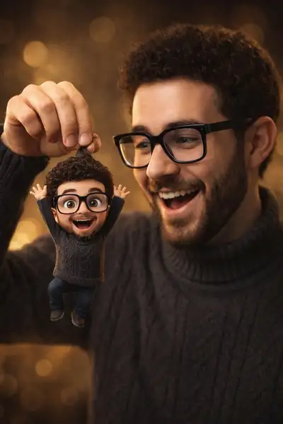 Cinematic Portrait with Pixar Miniature