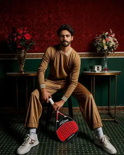 Luxury Sports Fashion Editorial Portrait