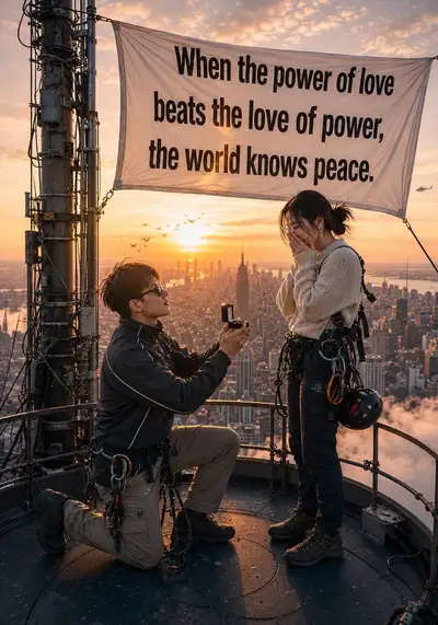 Empire State Building Proposal Cinematic Recreation