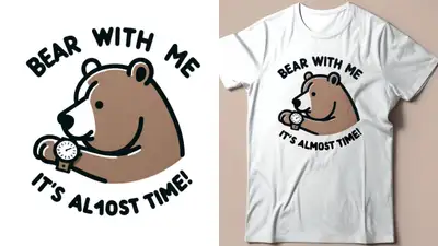 T-shirt Graphic: Bear with Me