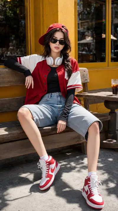 Cinematic Street Fashion Portrait Prompt