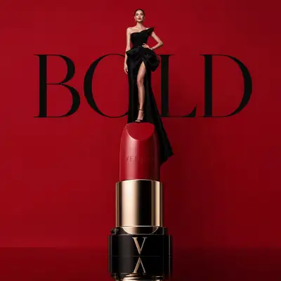 Avant-Garde Luxury Beauty Campaign Image Prompt
