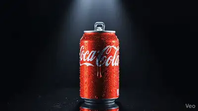 Coca-Cola Time Freeze Pour Video Prompt
