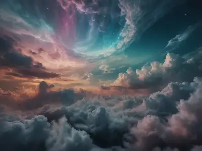 White Ethereal Dreamlike Realm Prompt