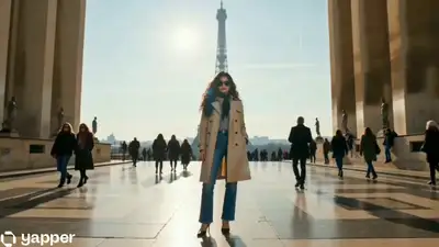 Cinematic Fashion Travel Short with Orbit Camera