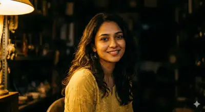 Cinematic Portrait of South Asian Woman