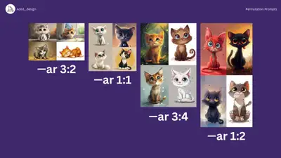 Multi-aspect ratio image generation