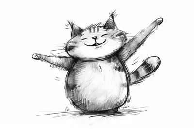 Cute Sketch-Style Character Prompt